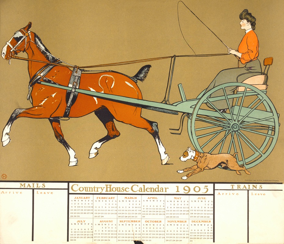 Edward Penfield - Country House calendar 1905