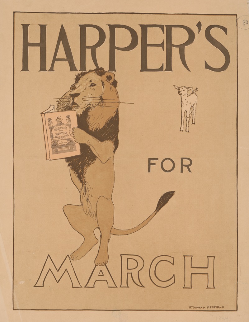 Edward Penfield - Harper’s for March