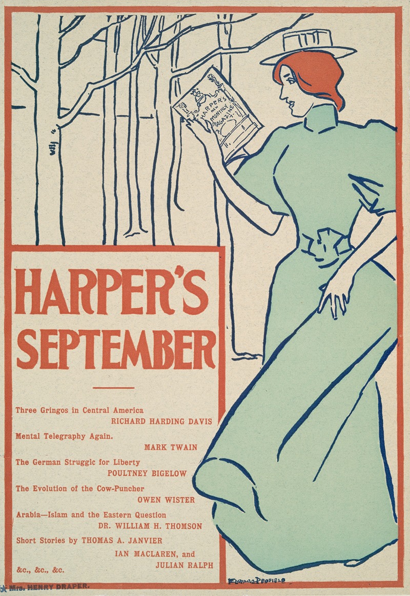 Edward Penfield - Harper’s September
