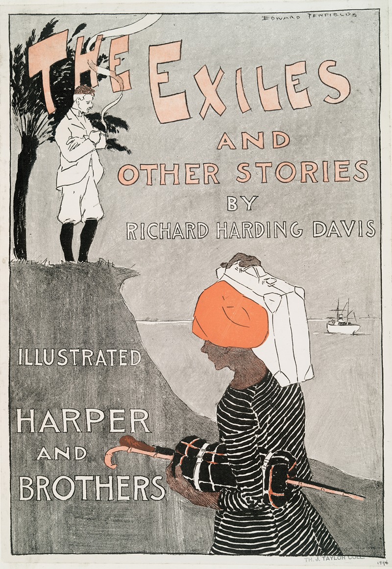 Edward Penfield - The Exiles & Other Stories by Richard Harding Davis