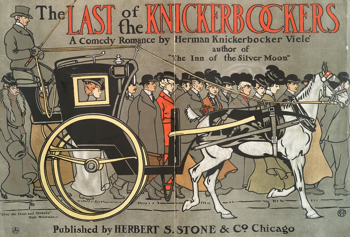 Edward Penfield - The Last of the Knickerbockers