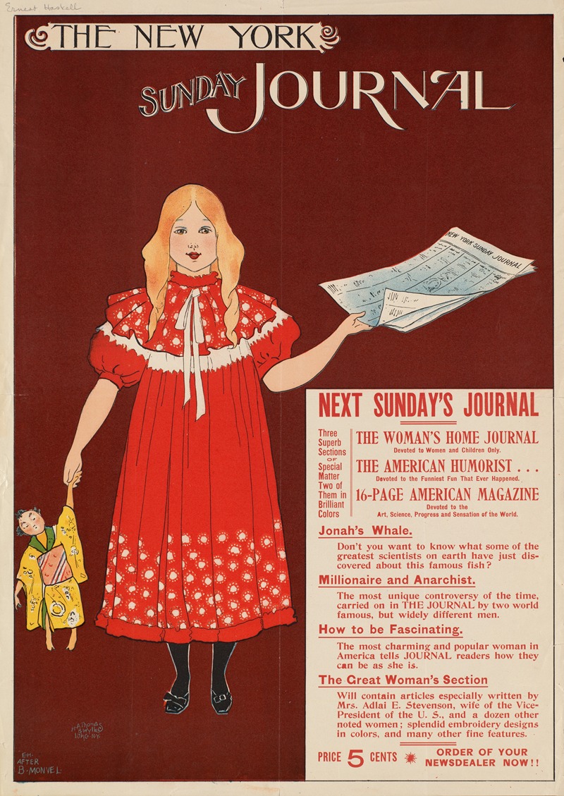 Ernest Haskell - The New York Sunday journal