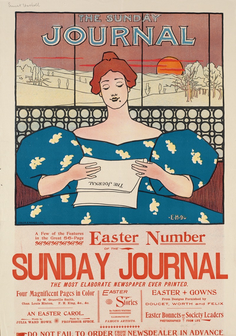 Ernest Haskell - The Sunday journal, Easter number