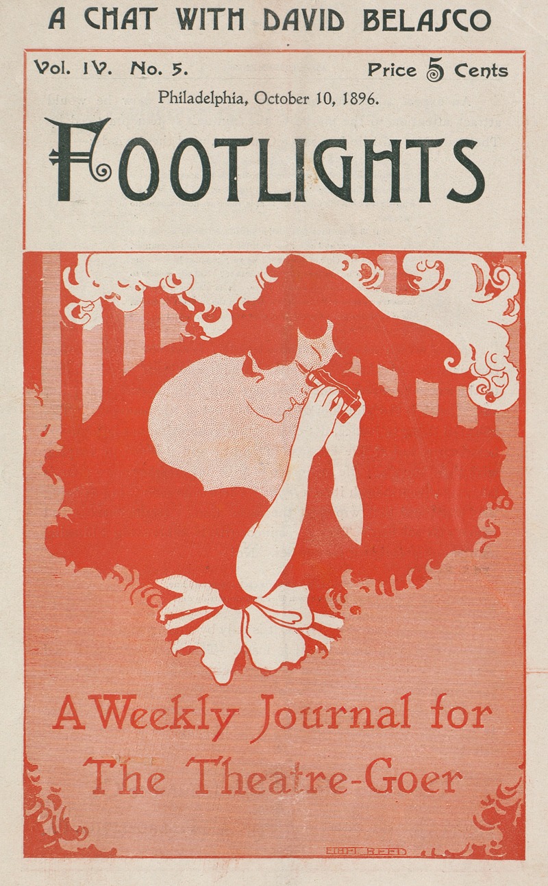 Ethel Reed - Footlights, a weekly journal for the theatre-goer. Philadelphia, October 10