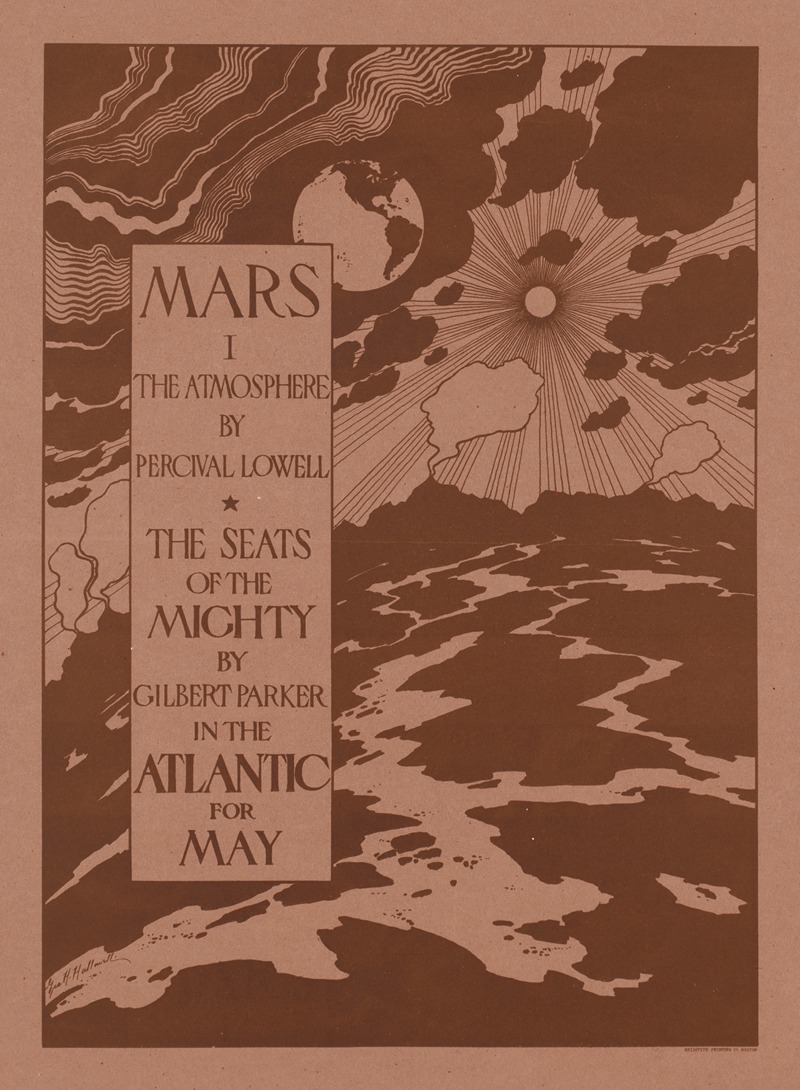 George Hawley Hallowell - Mars I, The atmosphere by Percival Lowell