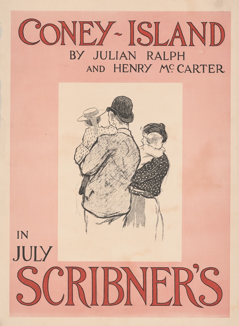 Henry McCarter - Coney-Island by Julian Ralph & Henry McCarter in July Scribner’s