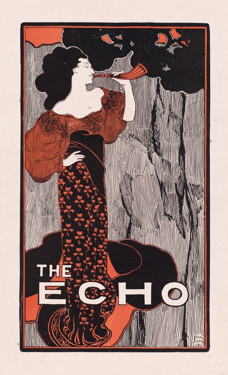 John Sloan - The echo, Chicago, February 15, 1896