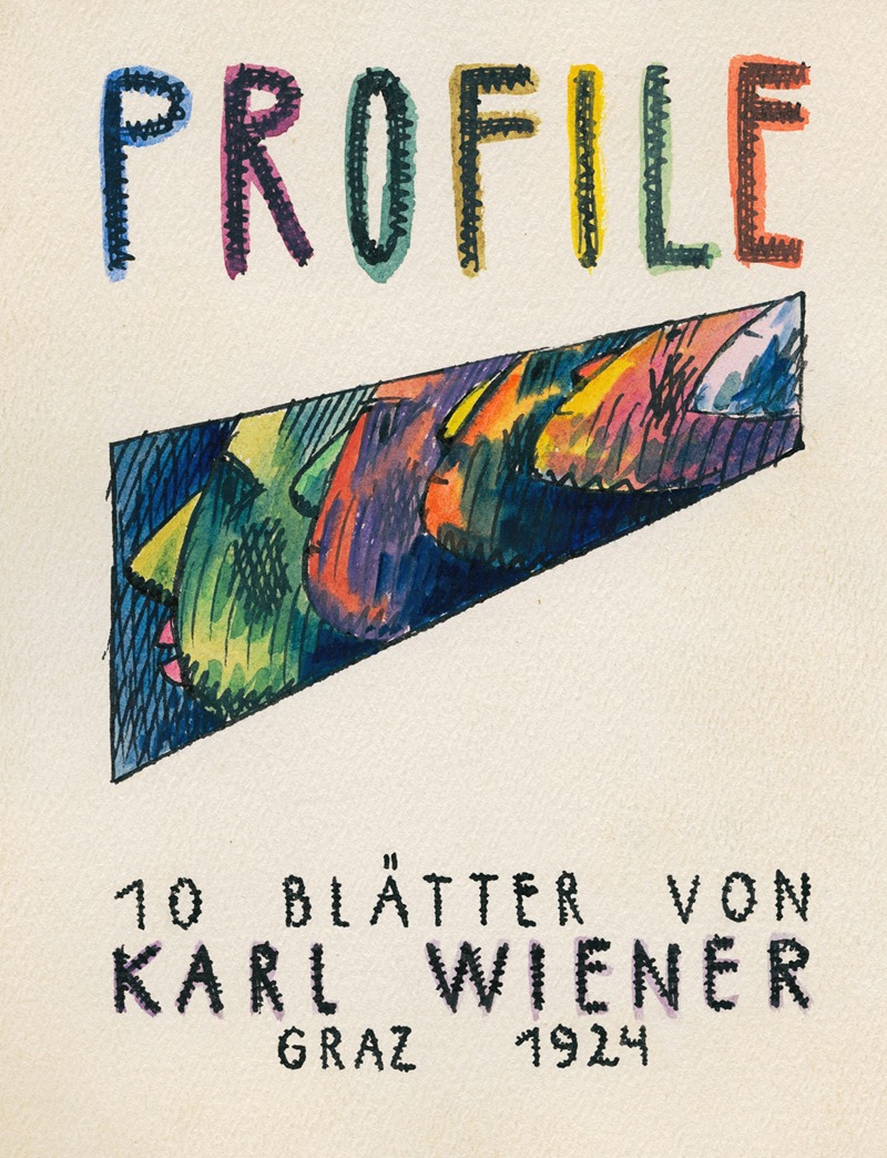 Karl Wiener - Profile, 10 Blätter, Graz