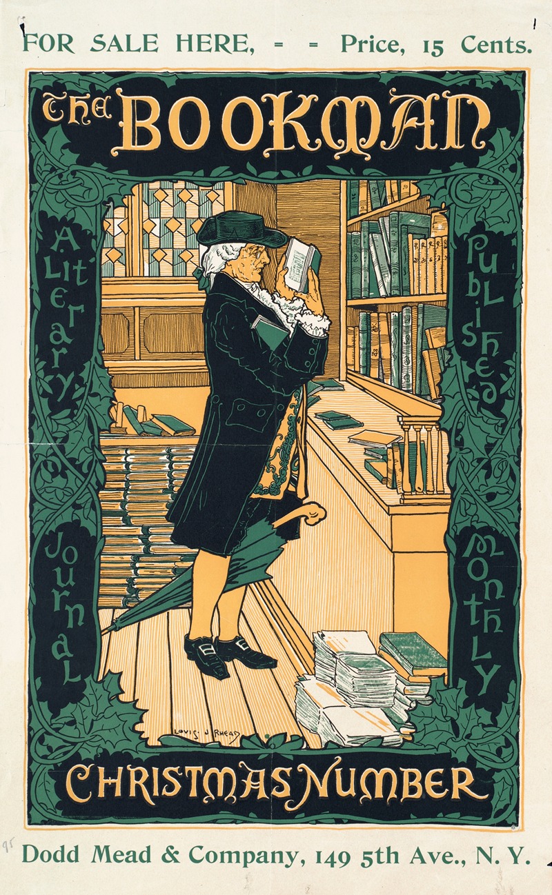 Louis Rhead - The bookman Christmas number