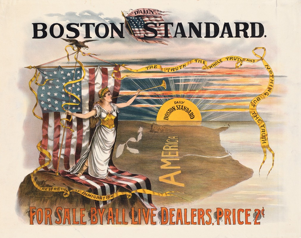 Anonymous - Daily Boston standard for sale by all live dealers