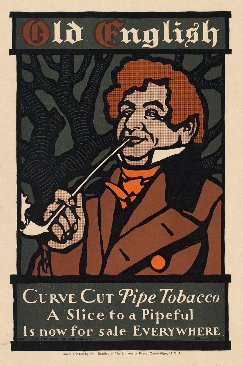Will Bradley - Old English, curve cut pipe tobacco