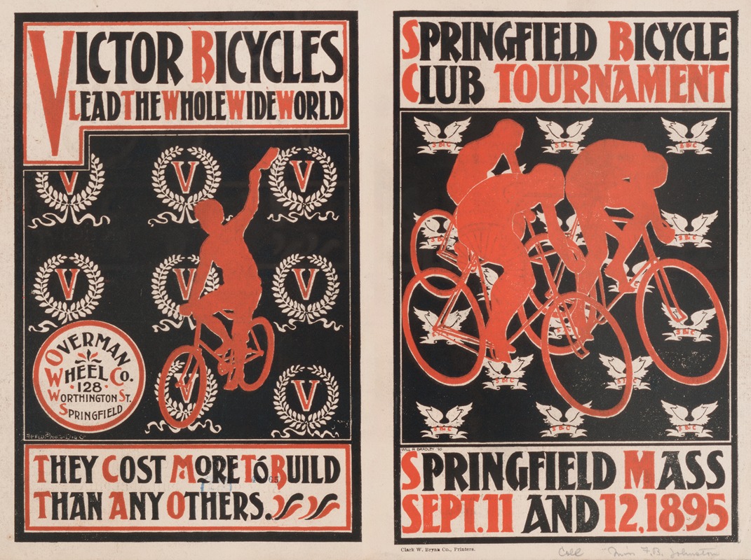 Will Bradley - Springfield bicycle club tournament