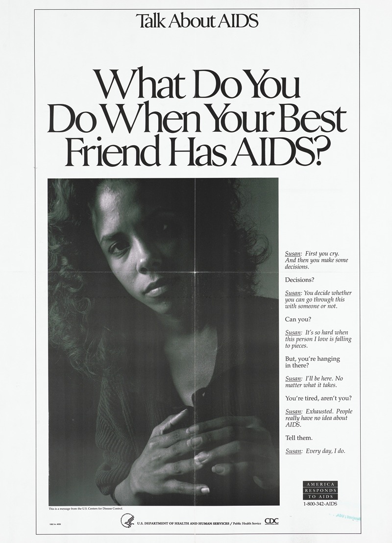 Centers for Disease Control and Prevention - What do you do when your best friend has AIDS