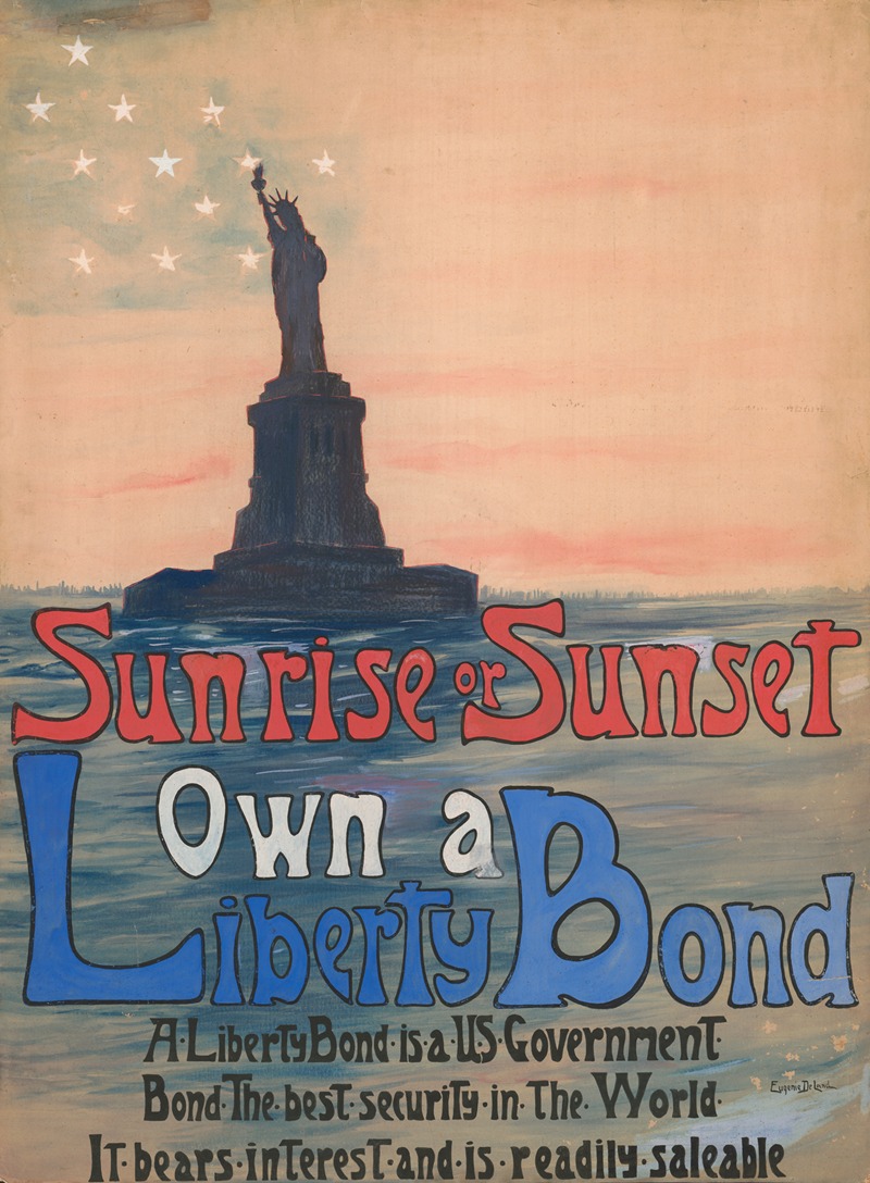 Eugenie DeLand - Sunrise or sunset own a Liberty Bond