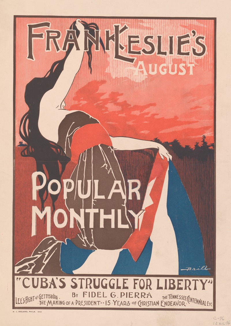 George Reiter Brill - Frank Leslie’s popular monthly for August.