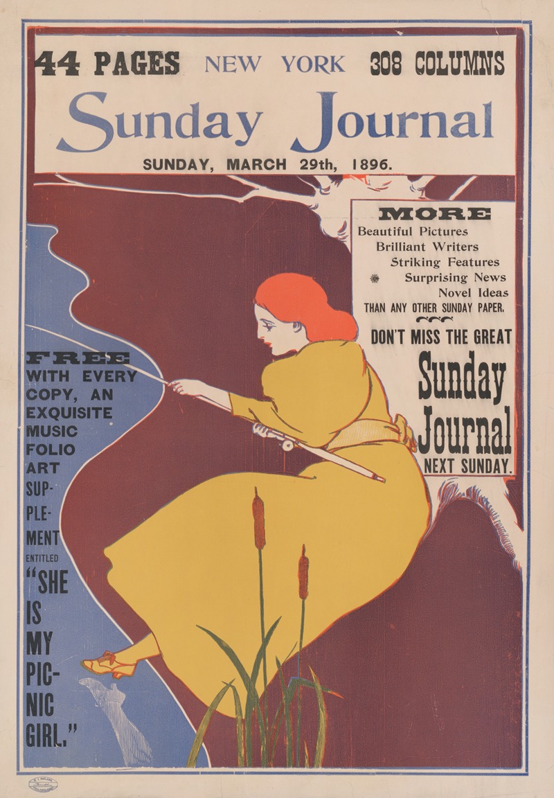 George Reiter Brill - New York Sunday Journal, Sunday March 29th, 1896.