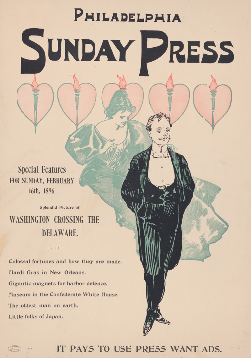 George Reiter Brill - Special features, February 16th, 1896