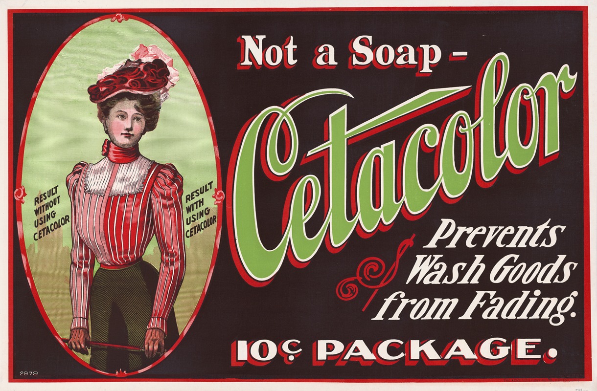 Anonymous - Not a soap-Cetacolor prevents wash goods from fading