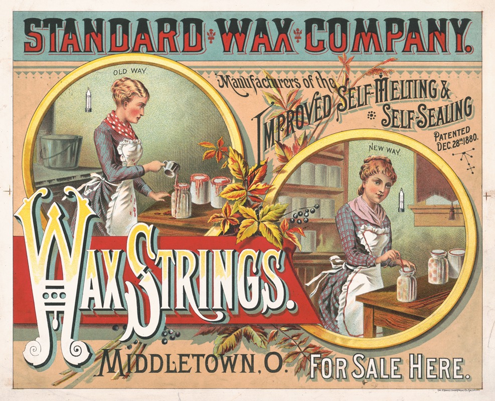 Anonymous - Standard wax company, wax strings