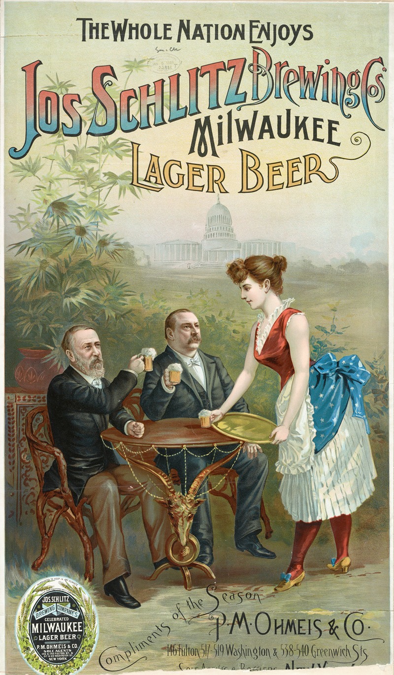 Anonymous - The whole nation enjoys Jos Schlitz Brewing Cos’ Milwaukee lager beer