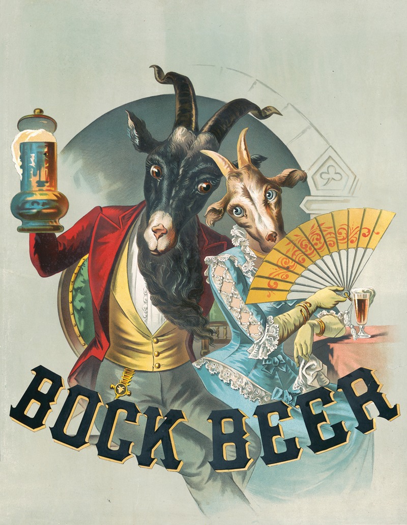Calvert Litho. Co - Bock beer [poster no 8]