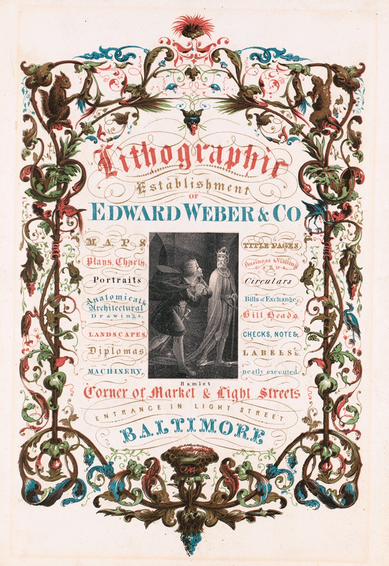Edward Weber & Co. - Lithographic establishment of Edward Weber & Co.