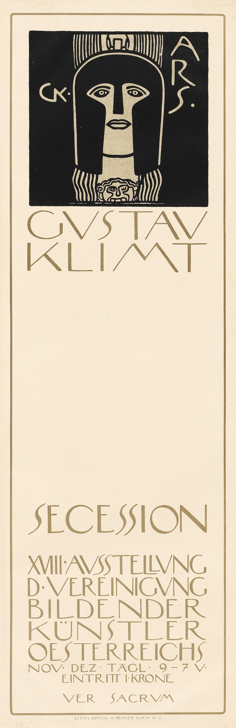 Gustav Klimt - Plakat der 18. Ausstellung der Secession