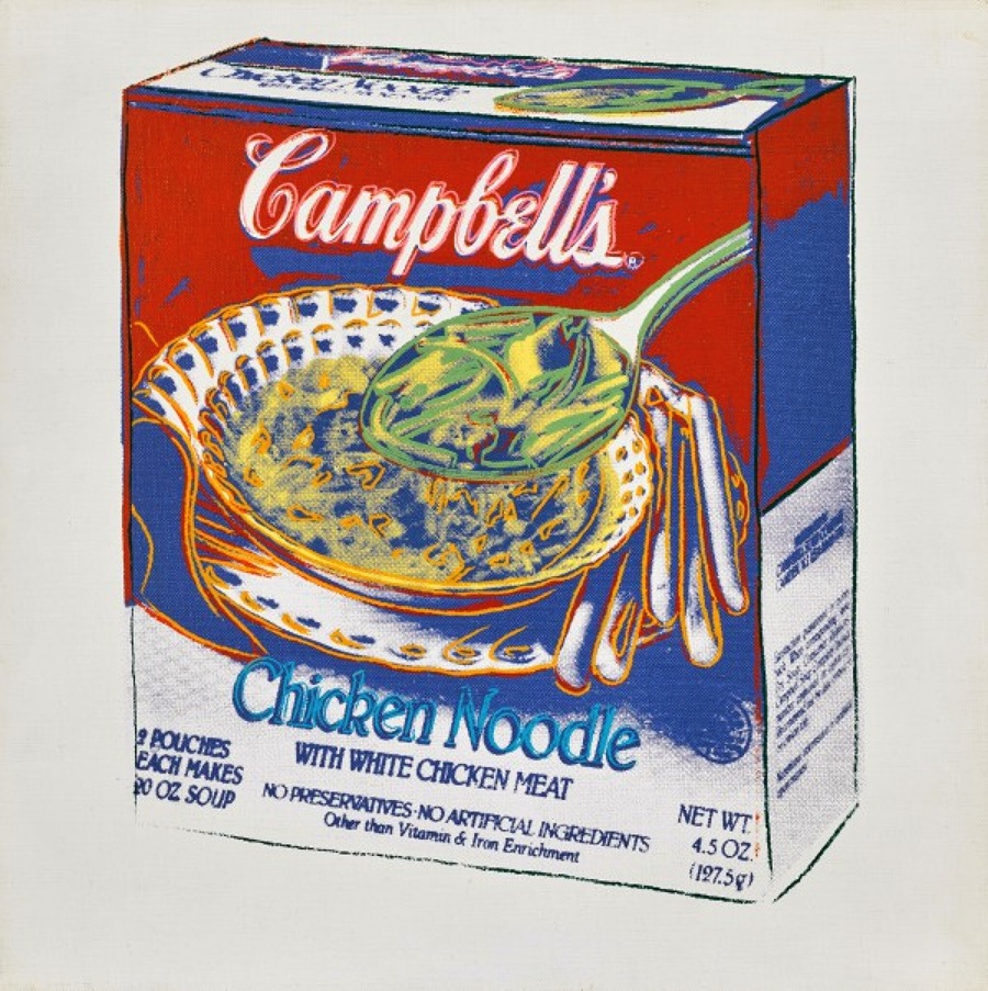 Andy Warhol - Campbell’s Chicken Noodle Soup Box