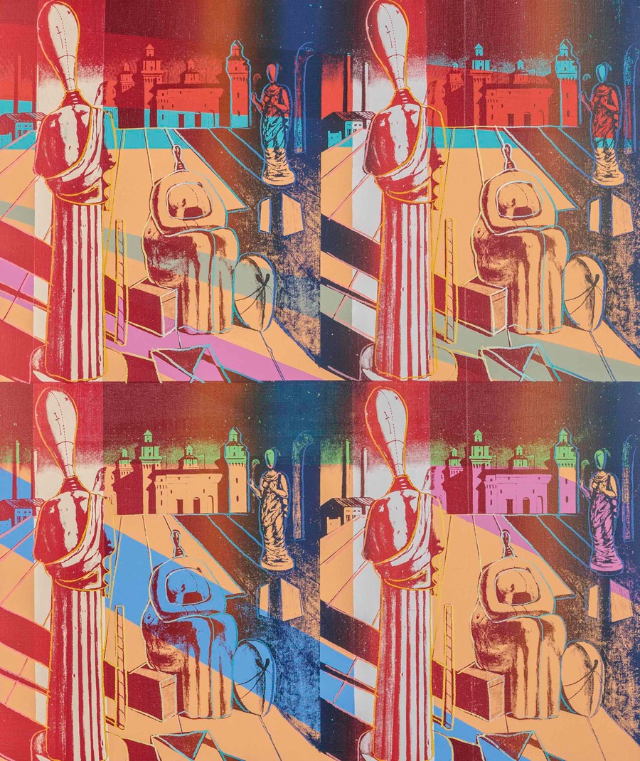 Andy Warhol - The Disquieting Muses (After de Chirico)