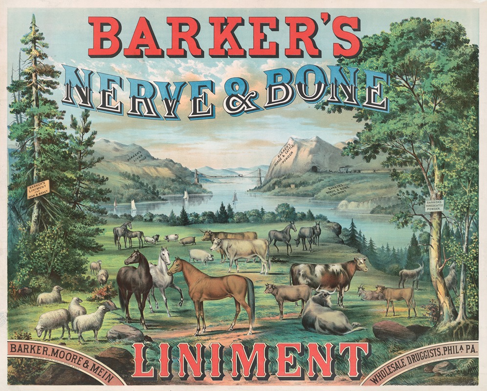Thomas Hunter, Lith. - Barker’s nerve & bone liniment