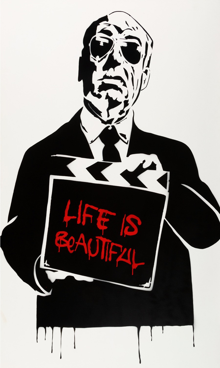 Mr. Brainwash - Alfred Hitchcock (Life is Beautiful)