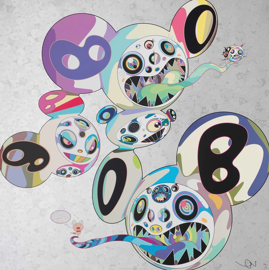 Eye Love Superflat by Takashi Murakami - Artvee