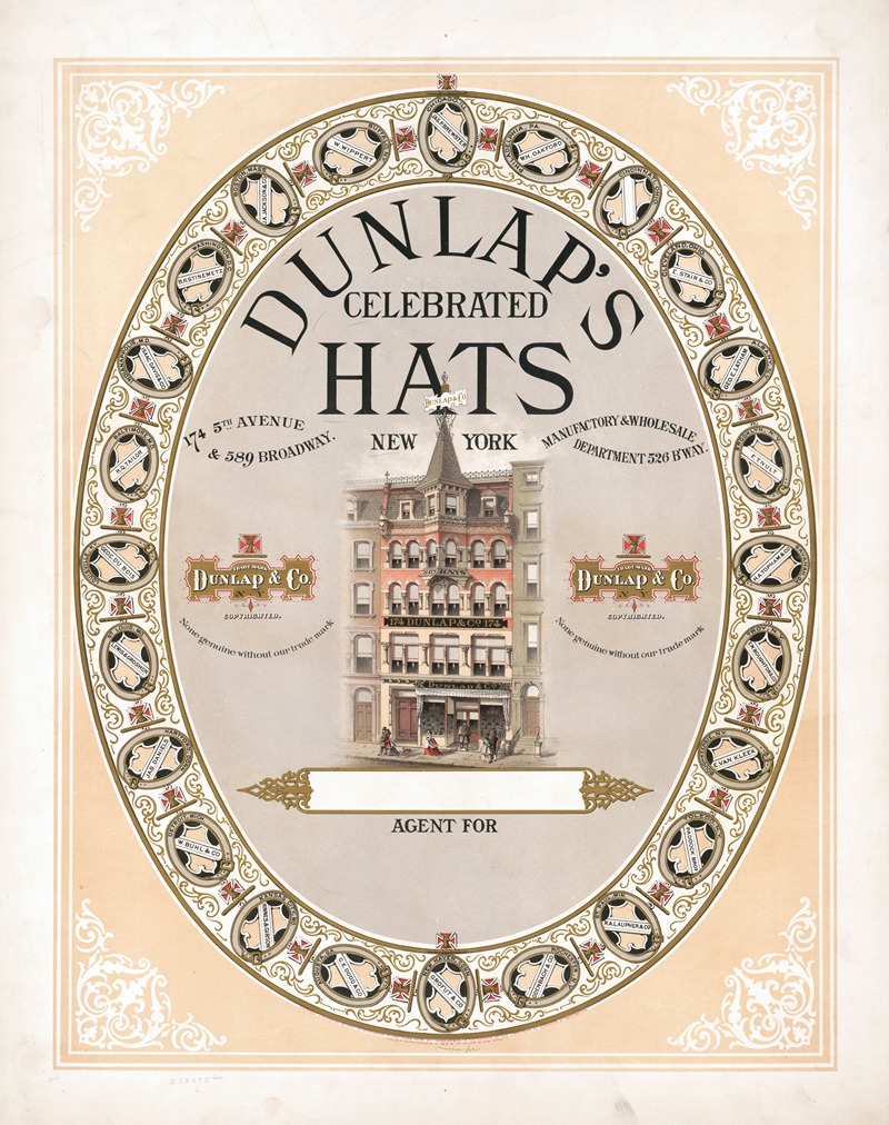 F. Heppenheimer & Co - Dunlap’s celebrated hats