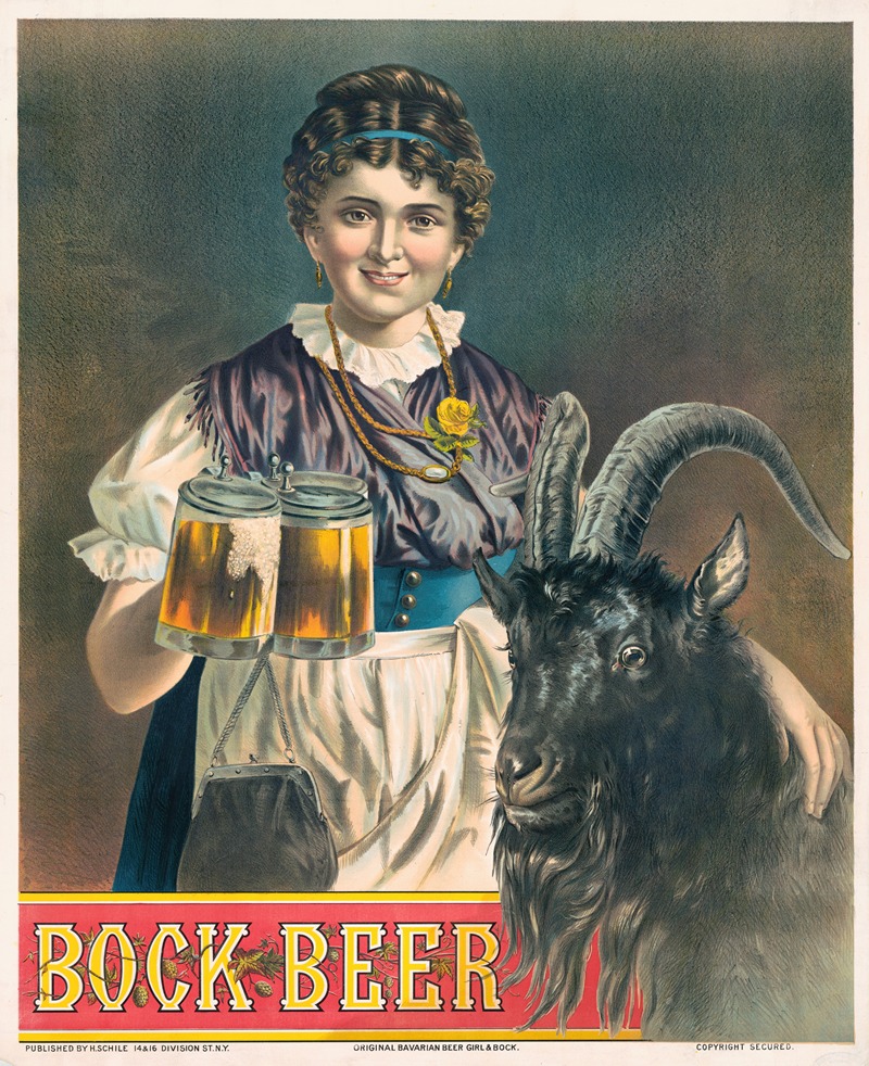 Henry Jerome Schile - Bock Beer, original Bavarian beer girl & bock