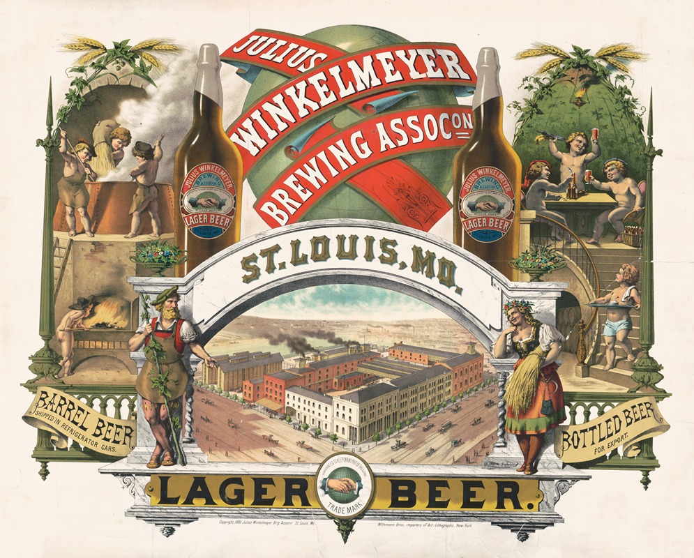 Moritz Ulffers - Julius Winkelmeyer Brewing Assocon, St. Louis, MO., lager beer