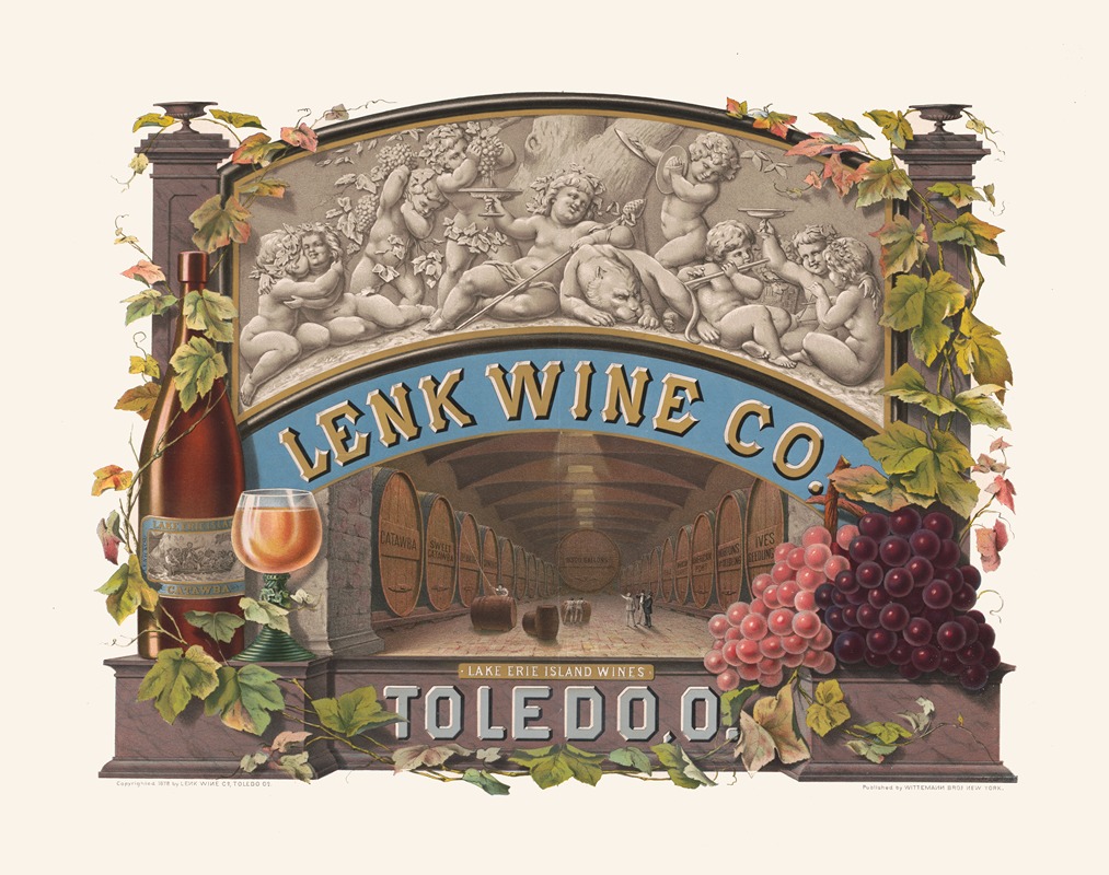 Wittemann Bros. - Lenk Wine Co., Lake Erie island wines, Toledo, O.