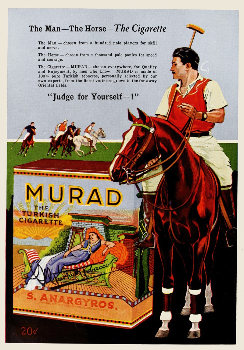 Anonymous - Murad, The Man-The Horse-The Cigarette
