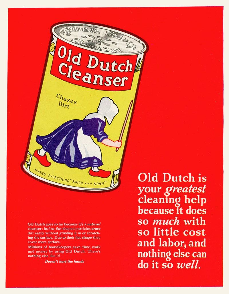 Anonymous - Old Dutch Cleanser, Chases Dirt