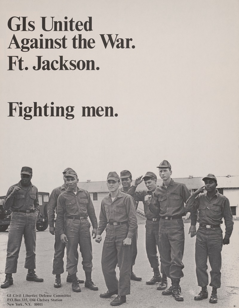 Anonymous - GIs united against the war, Ft. Jackson. Fighting men