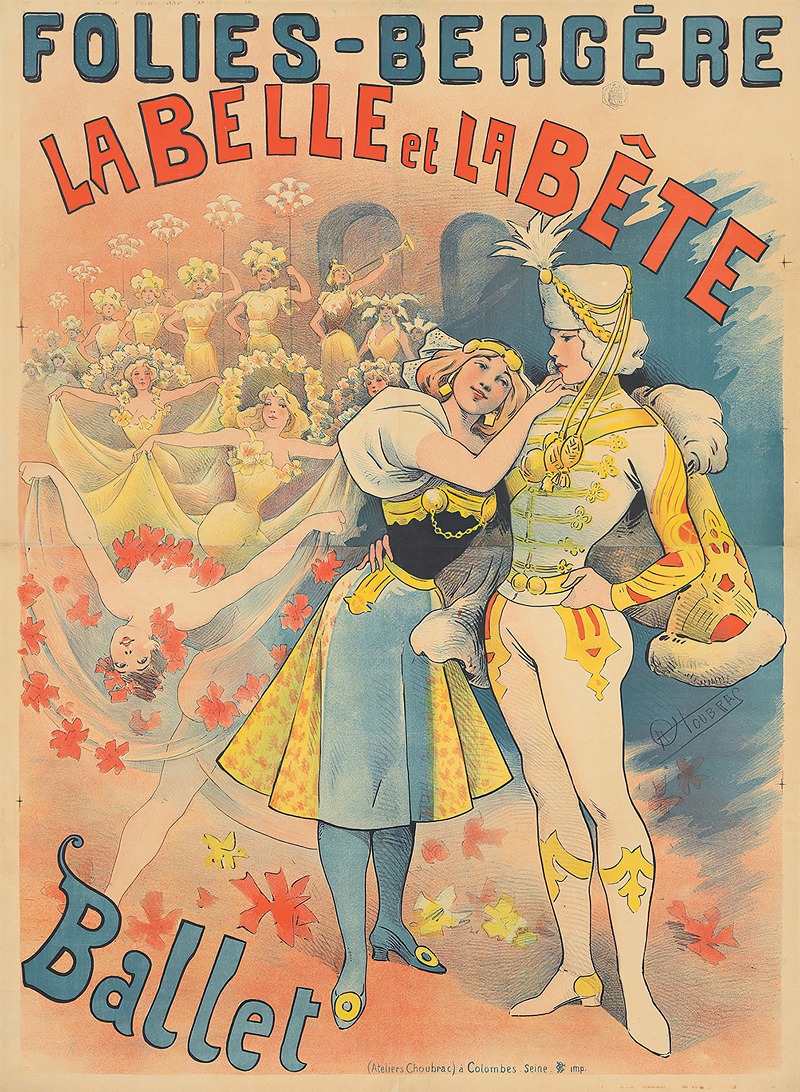 Alfred Choubrac - Folies-Bergère, La Belle et La Bête