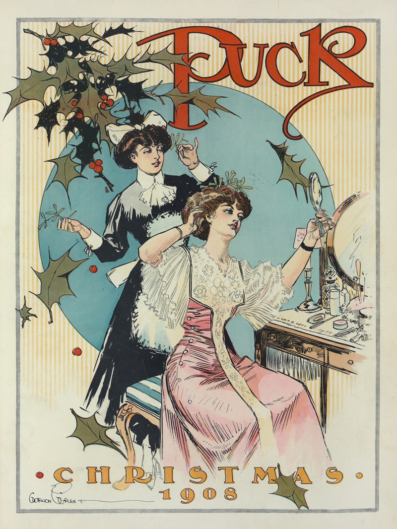 Gordon Grant - Puck Christmas 1908