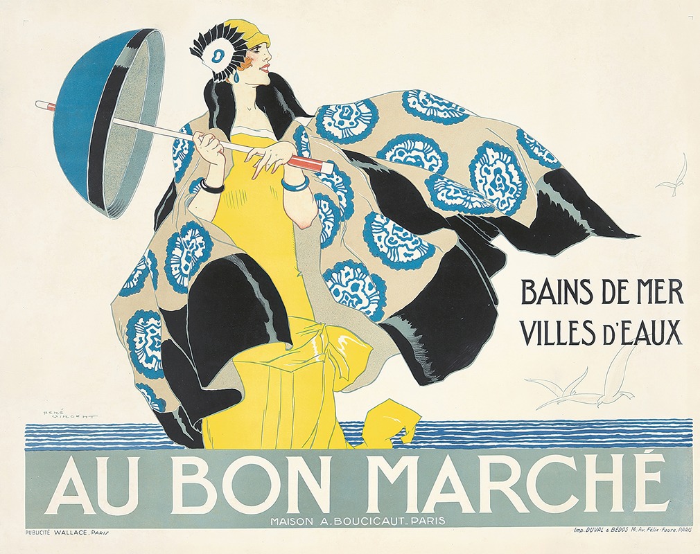 René Vincent - Au Bon Marché