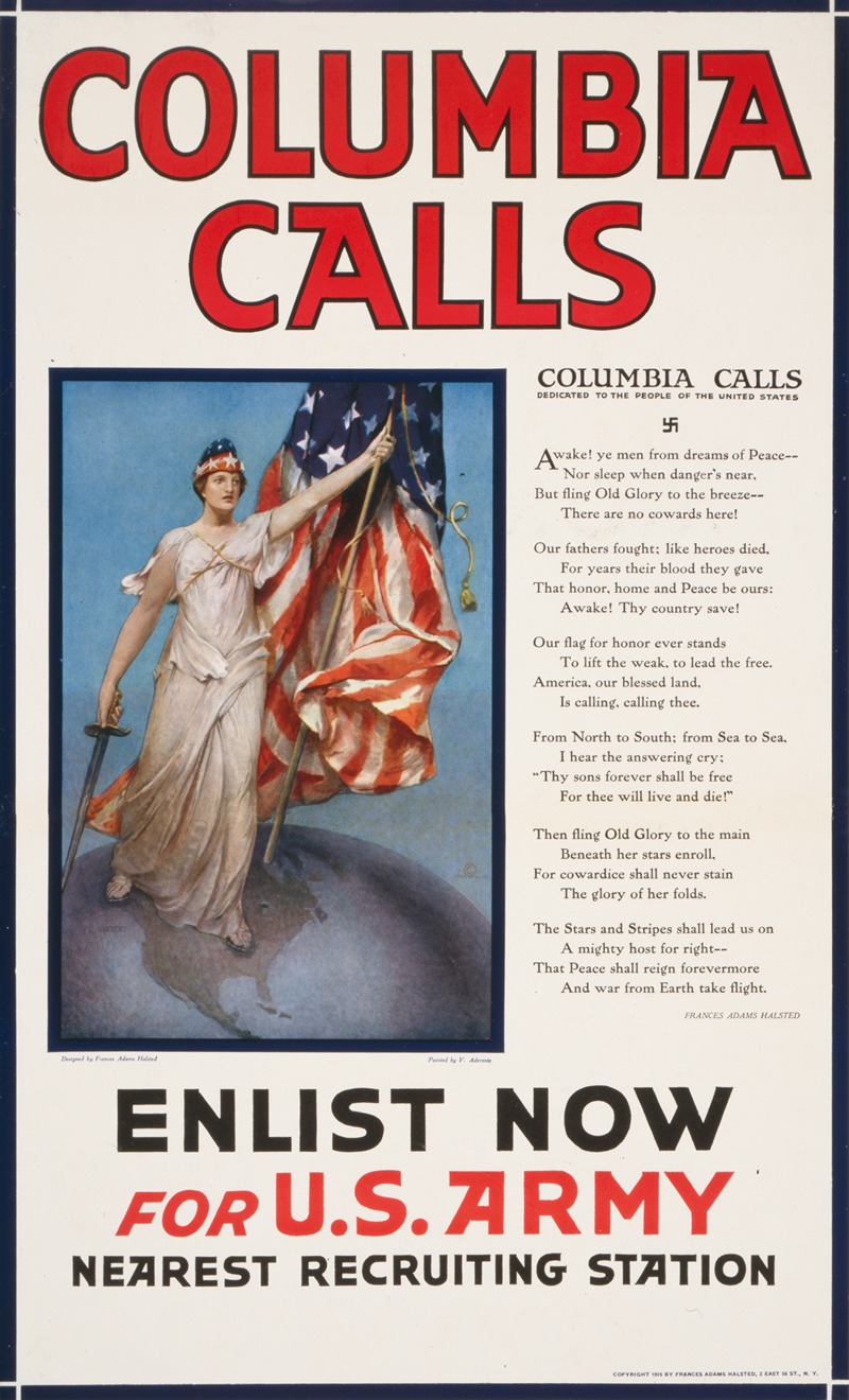 Vincent Aderente - Columbia calls–Enlist now for U.S. Army