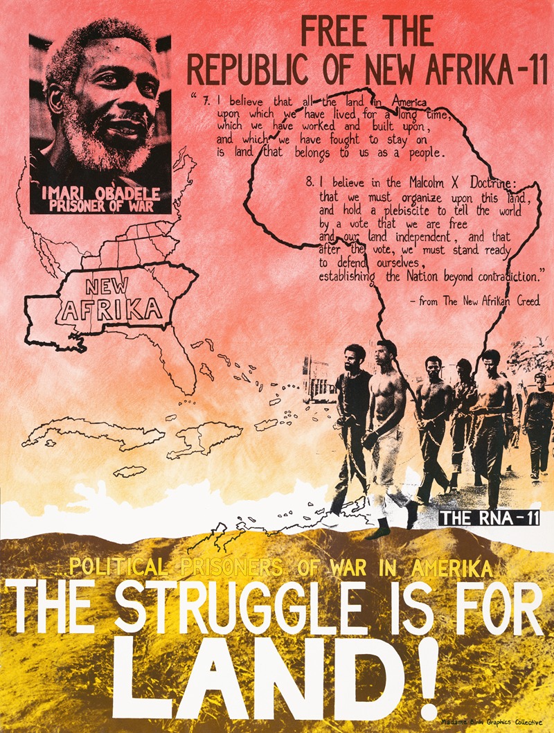 Madame Binh Graphics Collective - The struggle is for land!