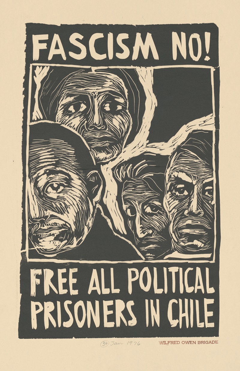Rachael Romero - Fascism no! Free all political prisoners in Chile