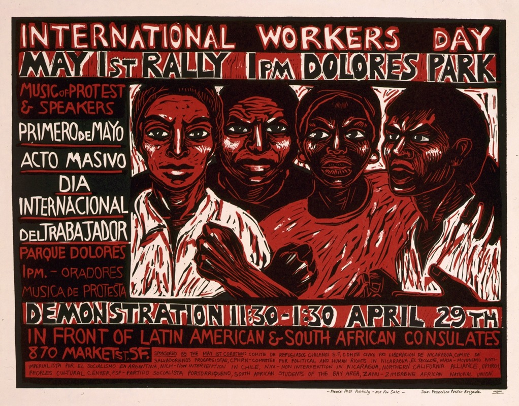 Rachael Romero - International Workers Day May 1st rally 1PM Dolores Park