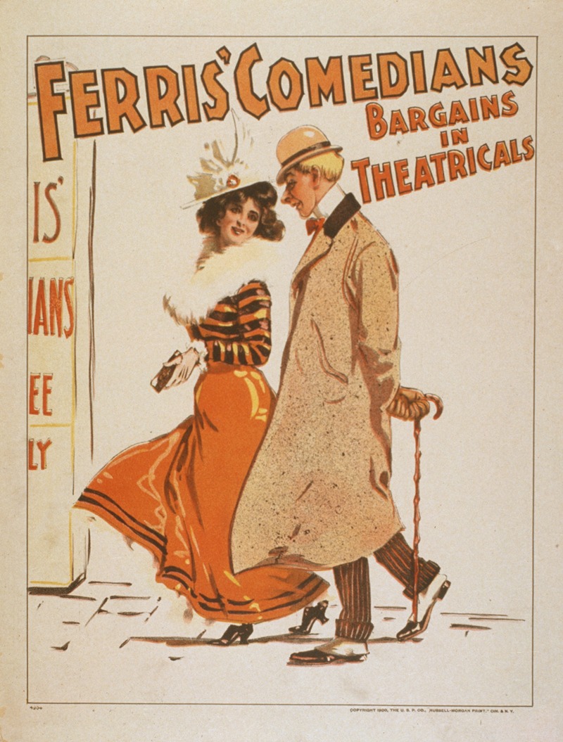 Anonymous - Ferris’ Comedians bargains in theatricals.