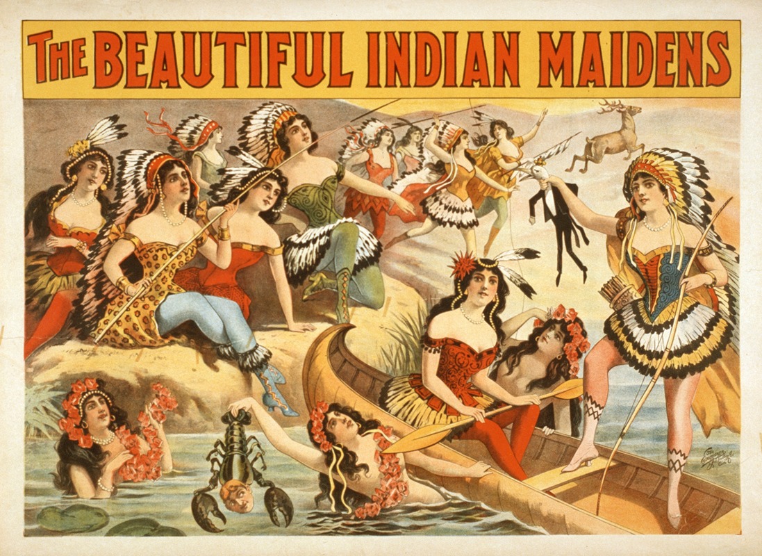 Anonymous - The beautiful Indian maidens