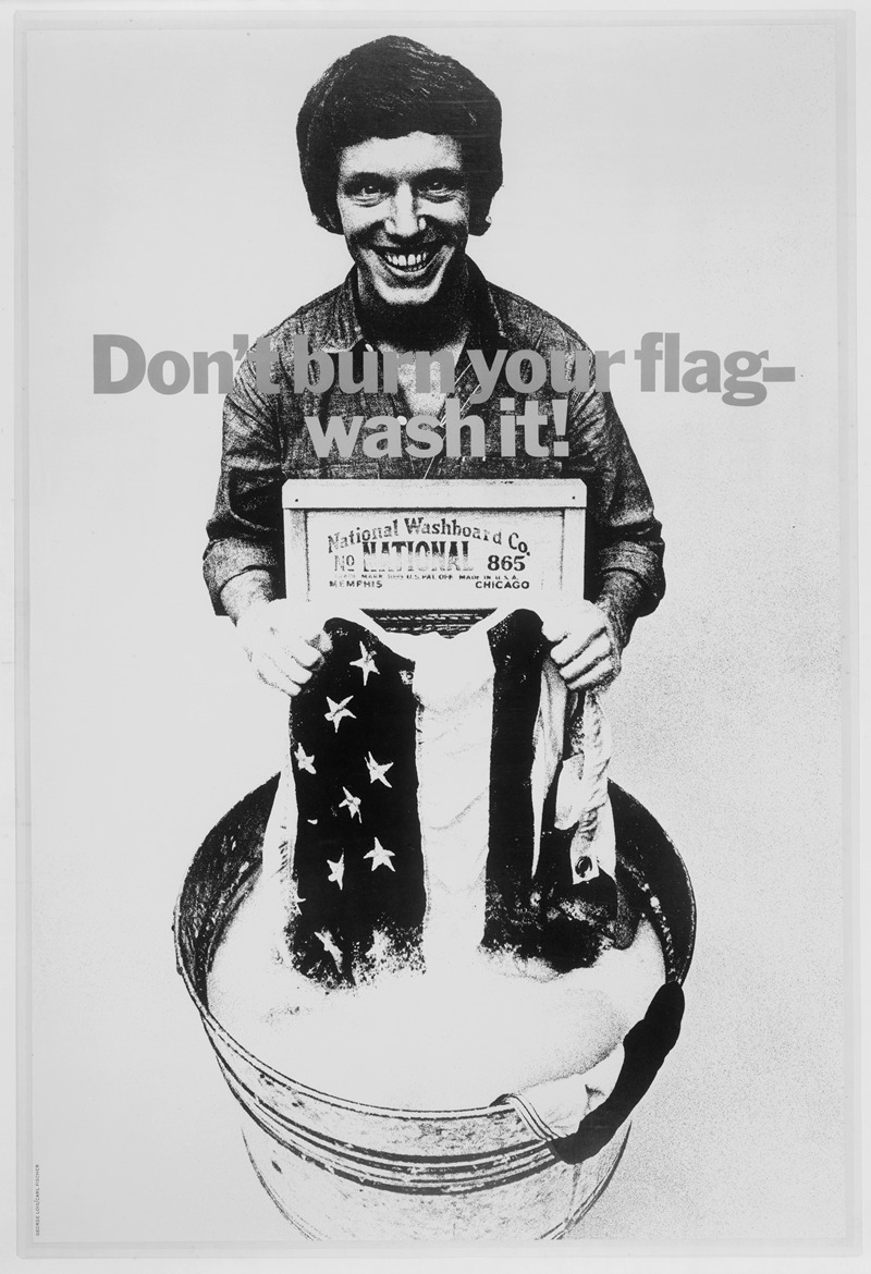 George Lois - Don’t burn your flag–wash it!