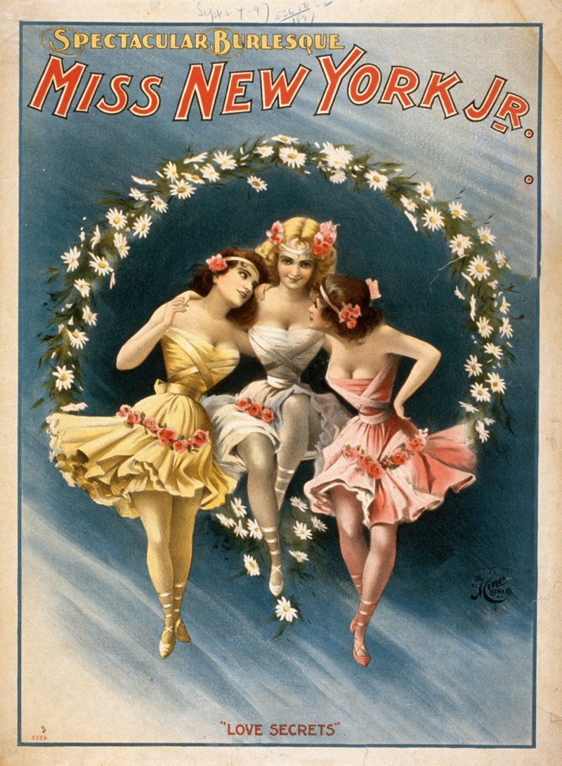 H.C. Miner Litho. Co. - Miss New York Jr. spectacular burlesque.